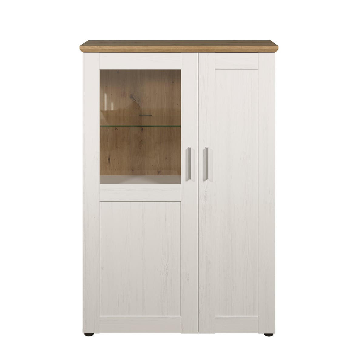 VITRINE Shade Pinienfarben - Pinienfarben, Holzwerkstoff (95/140/38cm) - Trendteam