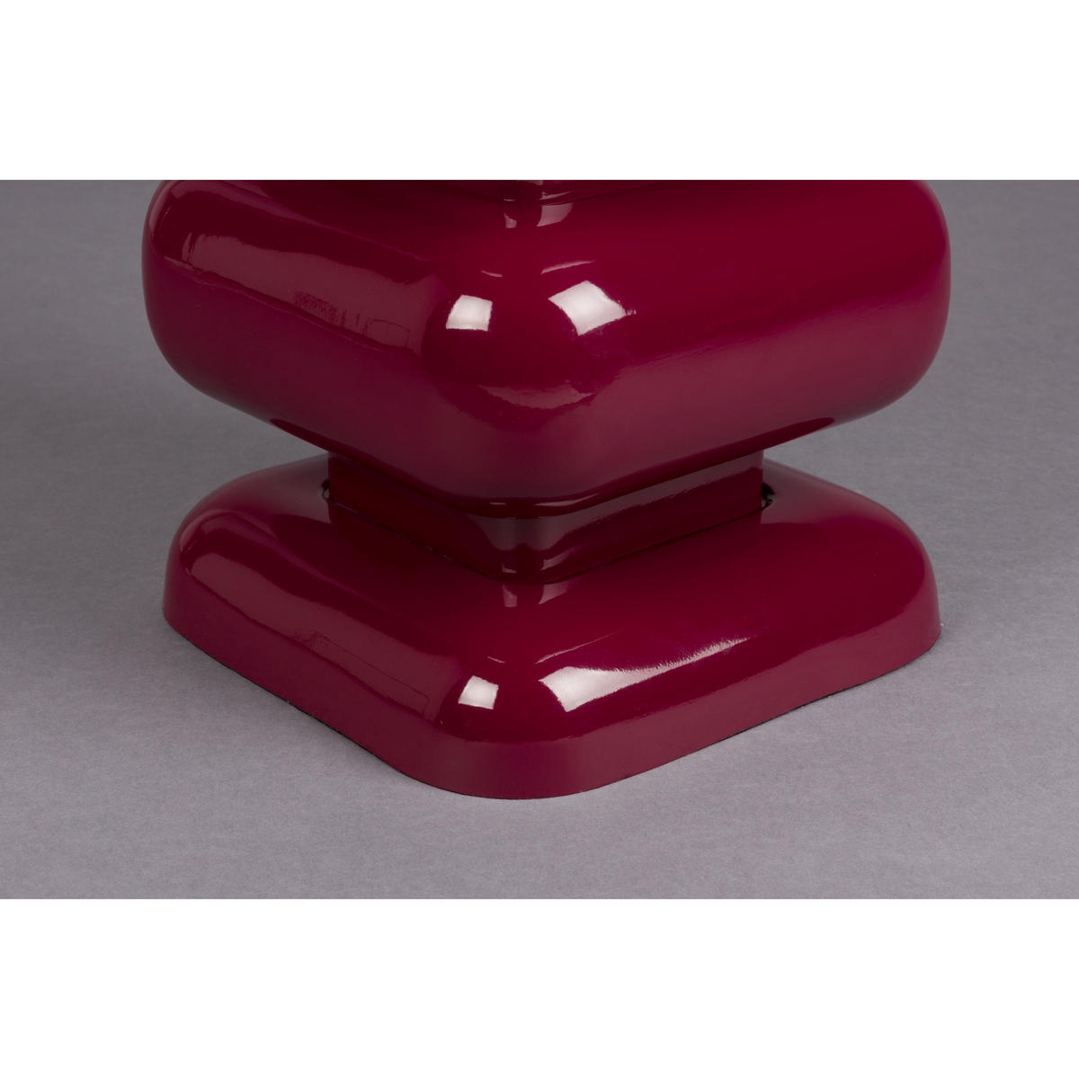 BEISTELLTISCH Stubby Rot - Rot, Metall (29/29/49cm) - Dutchbone