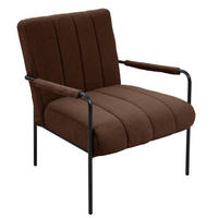 LOUNGESESSEL KYLE - Braun, Textil (70/80/75cm) - SVITA