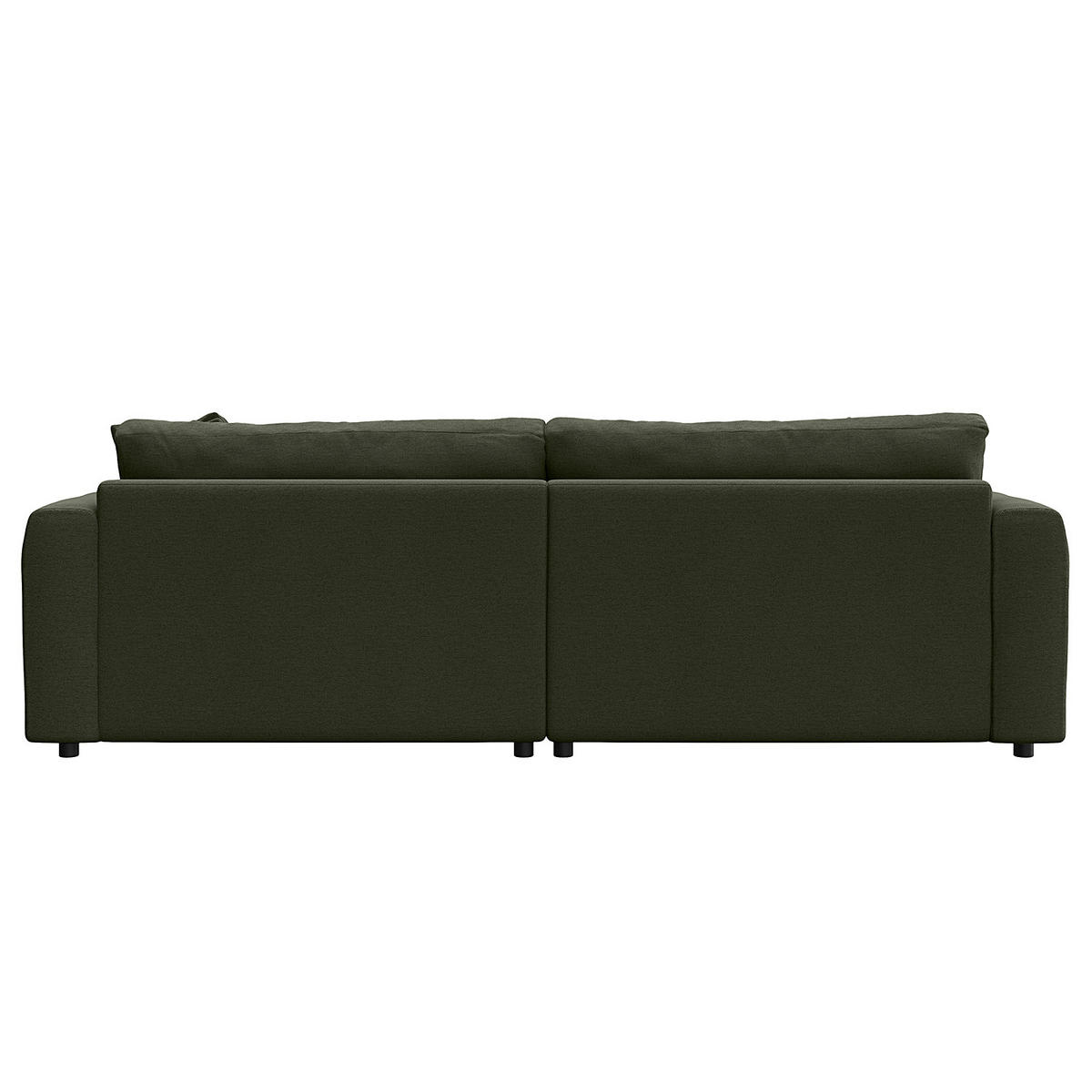ECKSOFA mit Longchair - Schwarz/Grau, Kunststoff/Textil (238/183cm) - home24