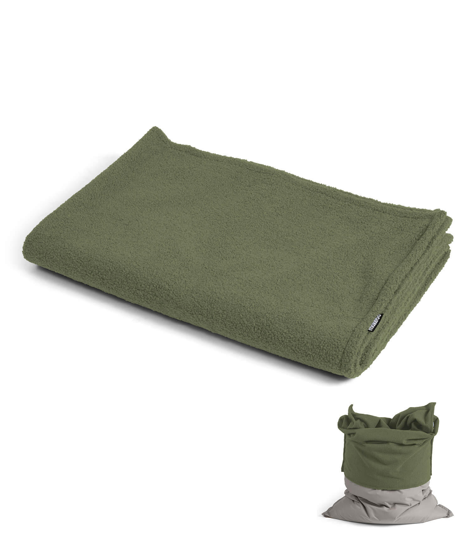 Mokebo Sitzsack Grün 170x130x2 cm