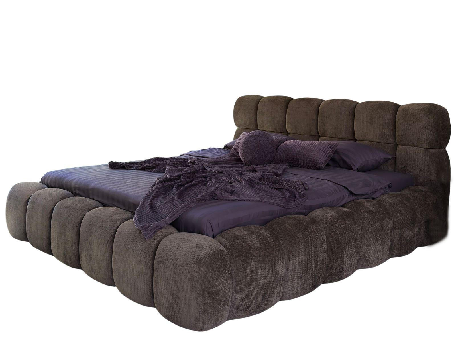 Compleo24 Polsterbett Braun 140x200 cm