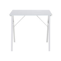 SCHREIBTISCH platzsparend Weiß 50/74/80 cm - Weiß, Holzwerkstoff (74/50/80cm) - Mobili Rebecca