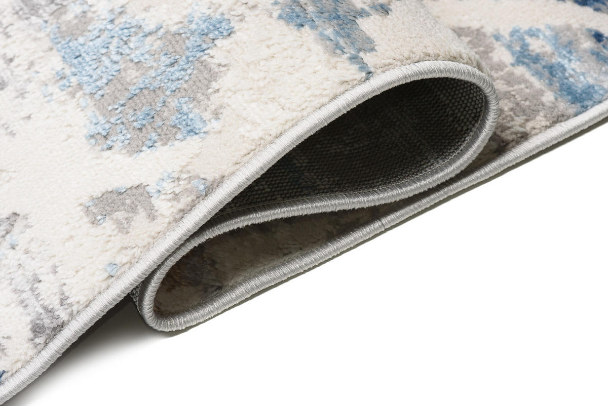 TEPPICH VALLEY Grau Blau 200/300 cm - Blau, Textil (200/300cm) - Tapiso