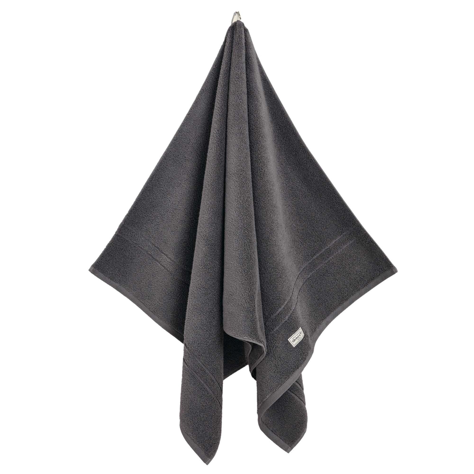 DUSCHTUCH Unisex Premium Towel Grau Baumwolle - Dunkelgrau, Textil (140/70cm) - GANT