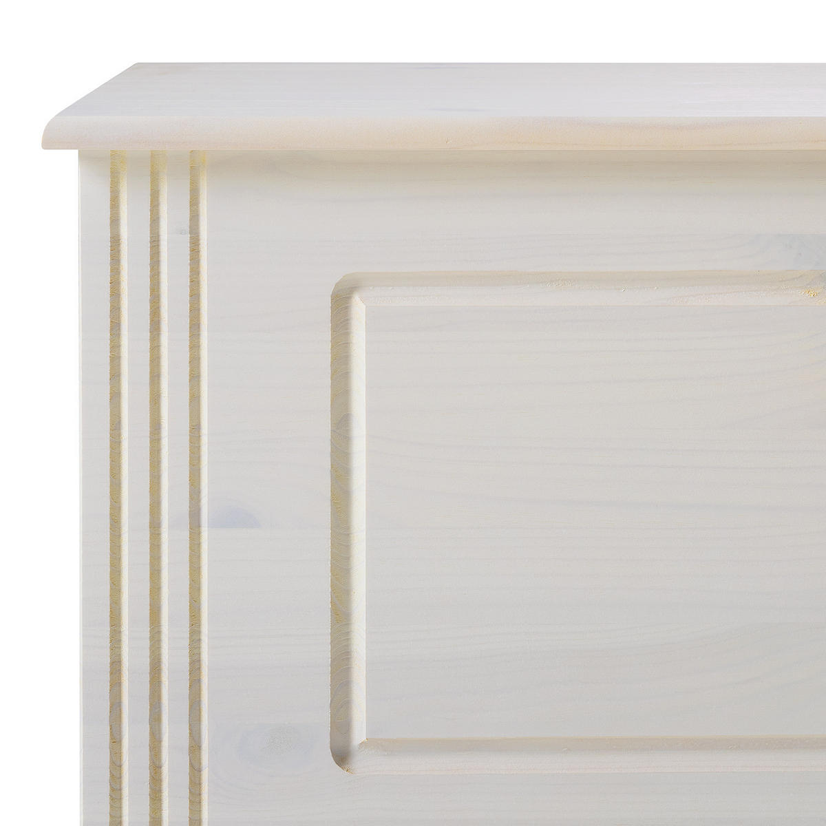 GARDEROBENBANK - Kiefer massiv - Kieferfarben, Holz (80/45/42cm) - home24