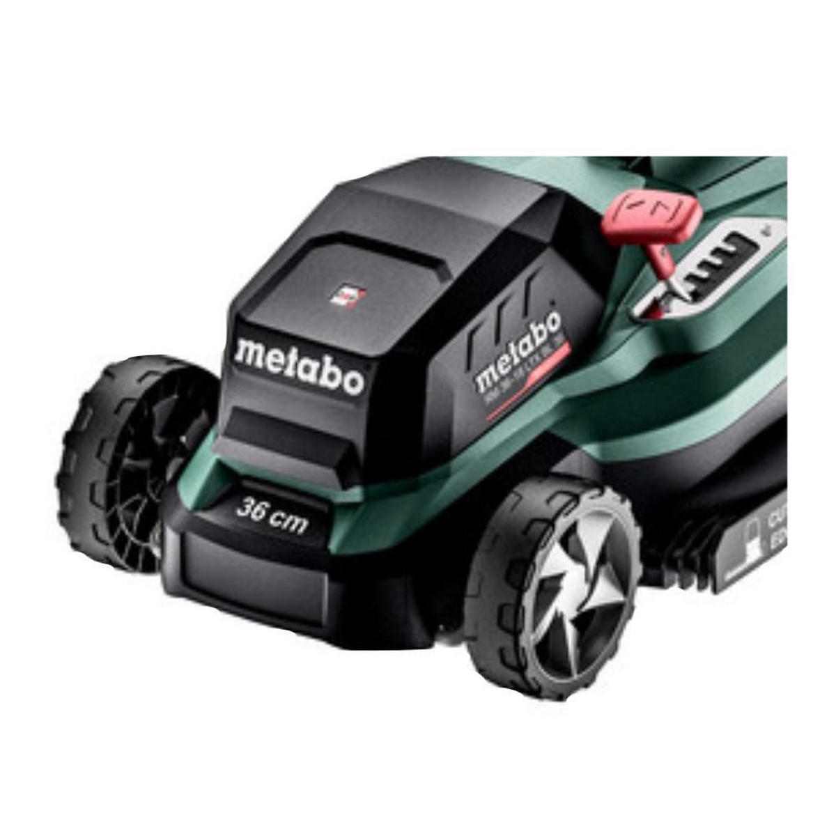METABO RM 36-18 LTX BL 36 Akku Rasenmäher 36 V ( 2x 18 V ) LTX ( 601716850 ) Brushless Solo - ohne Akku, ohne Ladegerät - Multicolor, Kunststoff (400/50/110cm) - Metabo