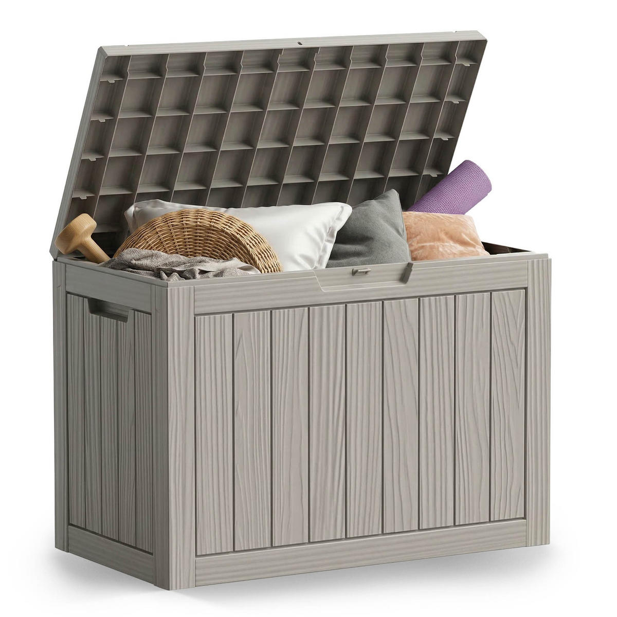 GARTENBOX 170L Grau - Grau, Kunststoff (77.5/55.5/43cm) - Akord