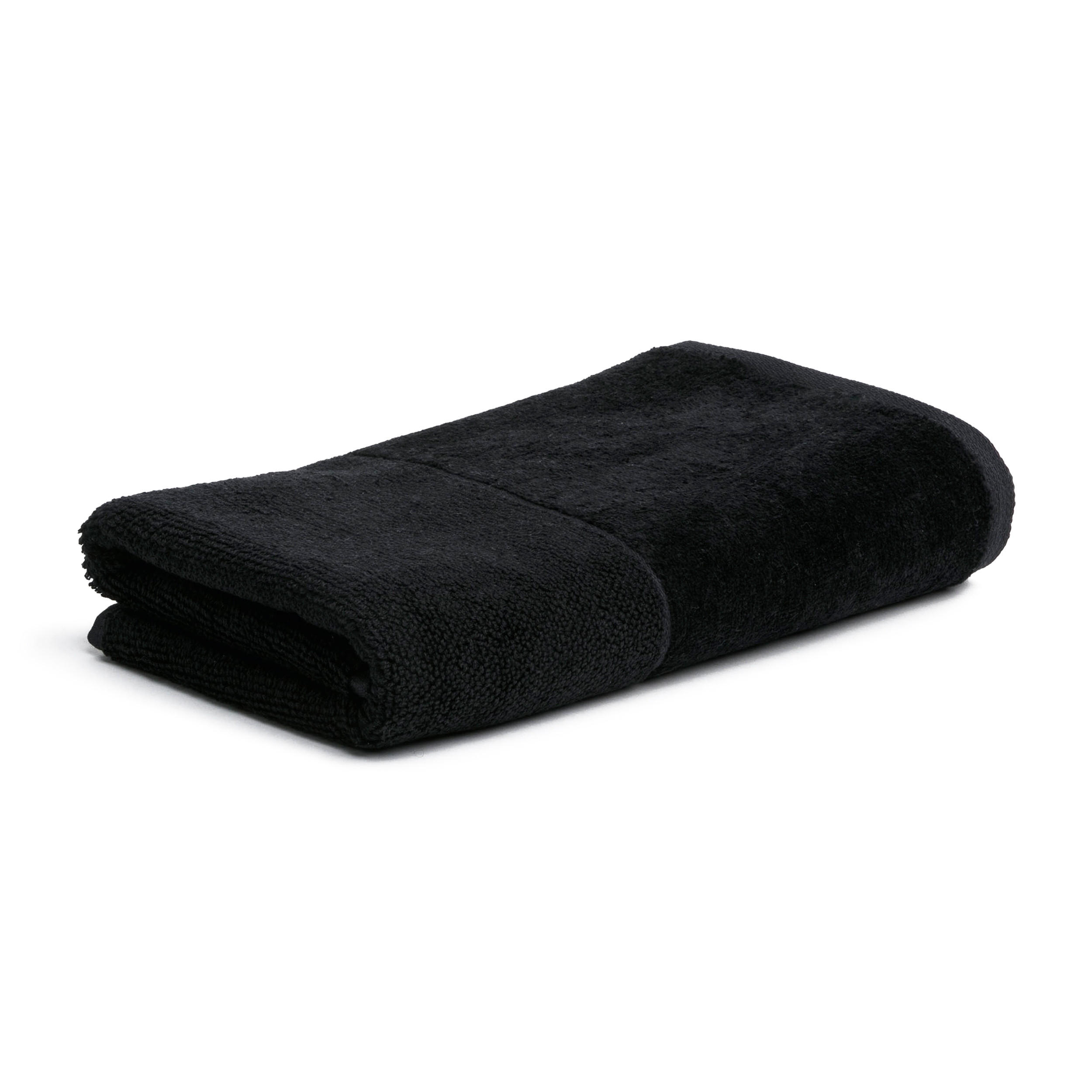 HANDTUCH BAMBOO LUXE - Schwarz, Textil (50/100cm) - MÖVE