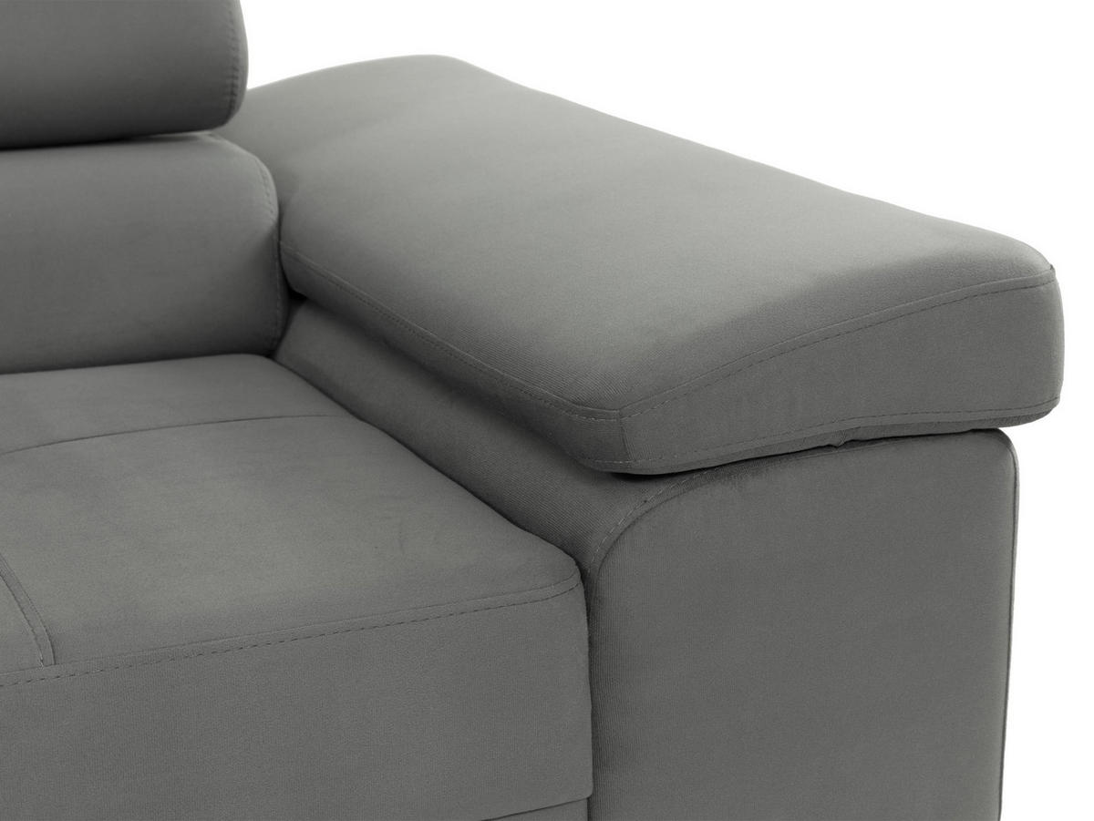 SESSEL Torezio Cord - Grau, Holz/Textil (134/90/102cm) - MIRJAN24