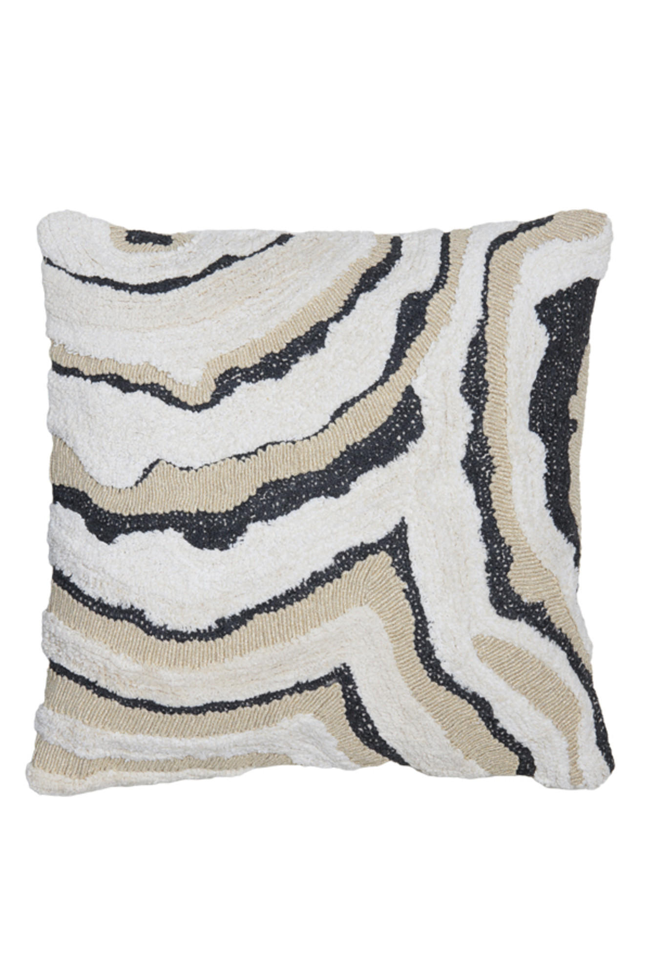 DEKOKISSEN Bunbury Braun 45/45/10 cm - Braun, Textil (45/45cm) - Light & Living