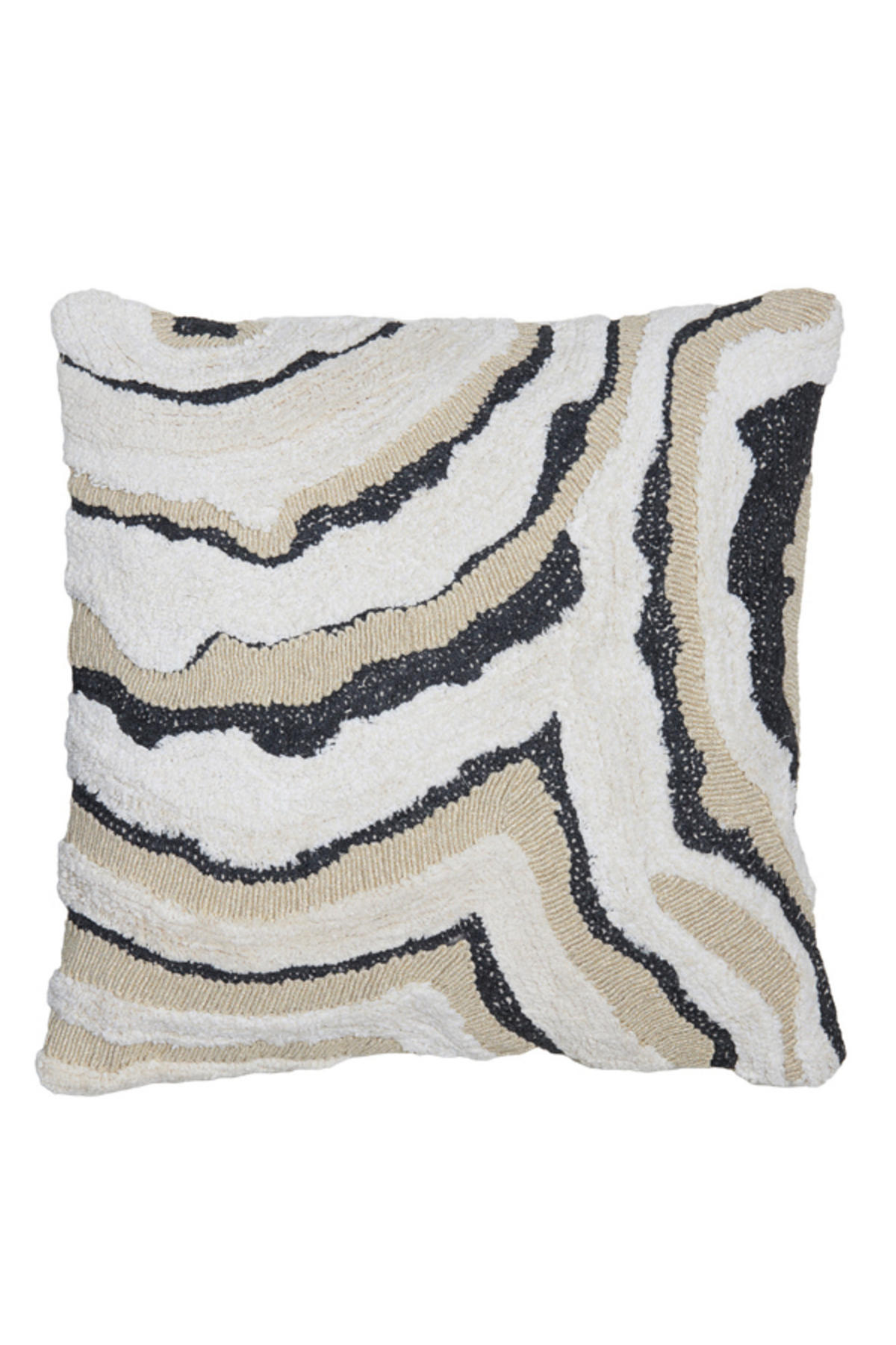 DEKOKISSEN Bunbury Braun 45/45/10 cm - Braun, Textil (45/45cm) - Light & Living