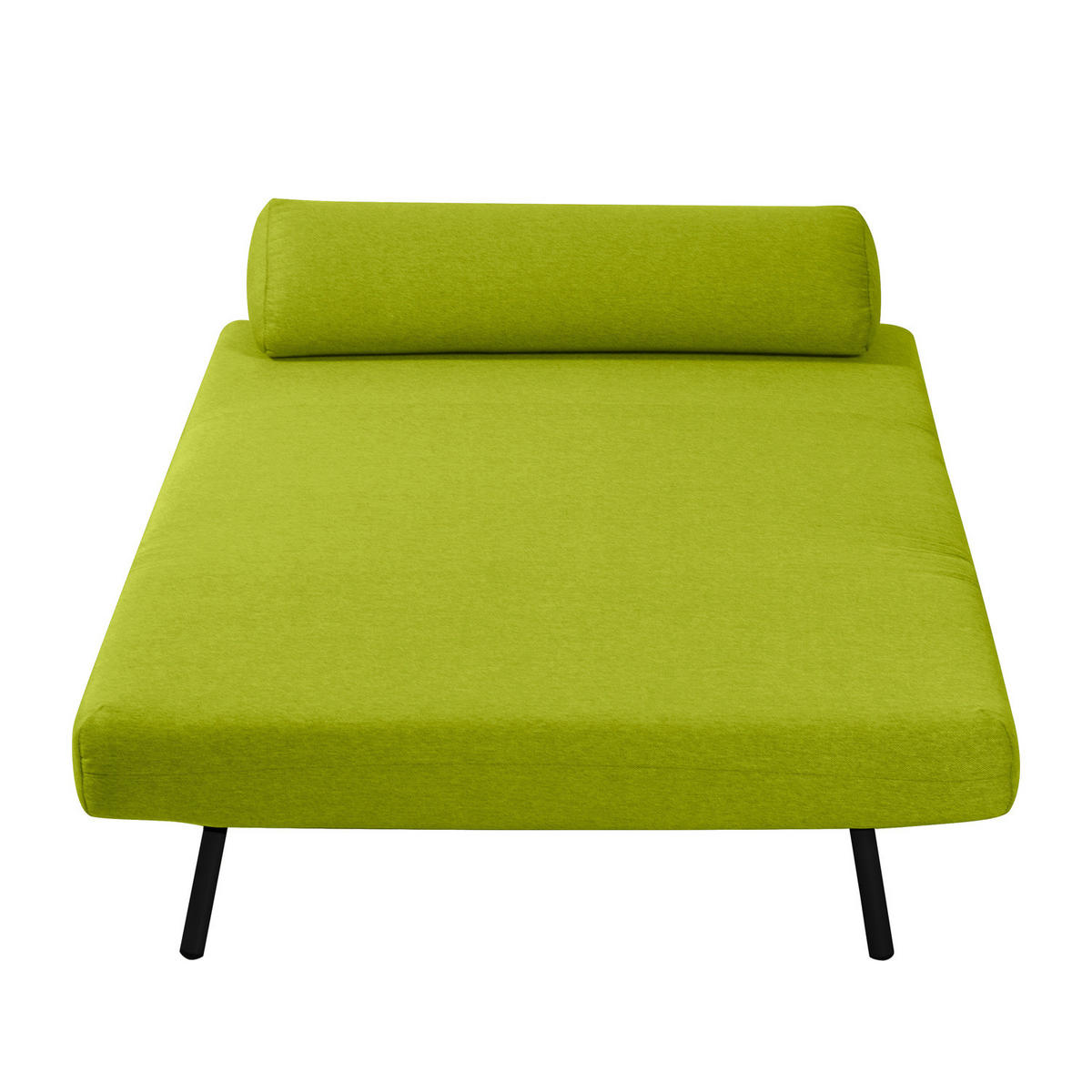 SCHLAFSESSEL - Silberfarben/Limette, Textil/Metall (92/78/85cm) - home24
