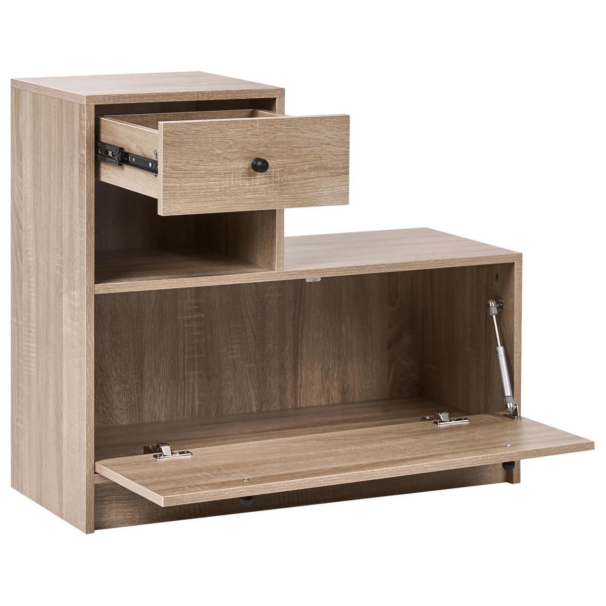 SET HOL maro deschis Cooma - maro/maro deschis, compozit lemnos (77/70/35cm) - Beliani