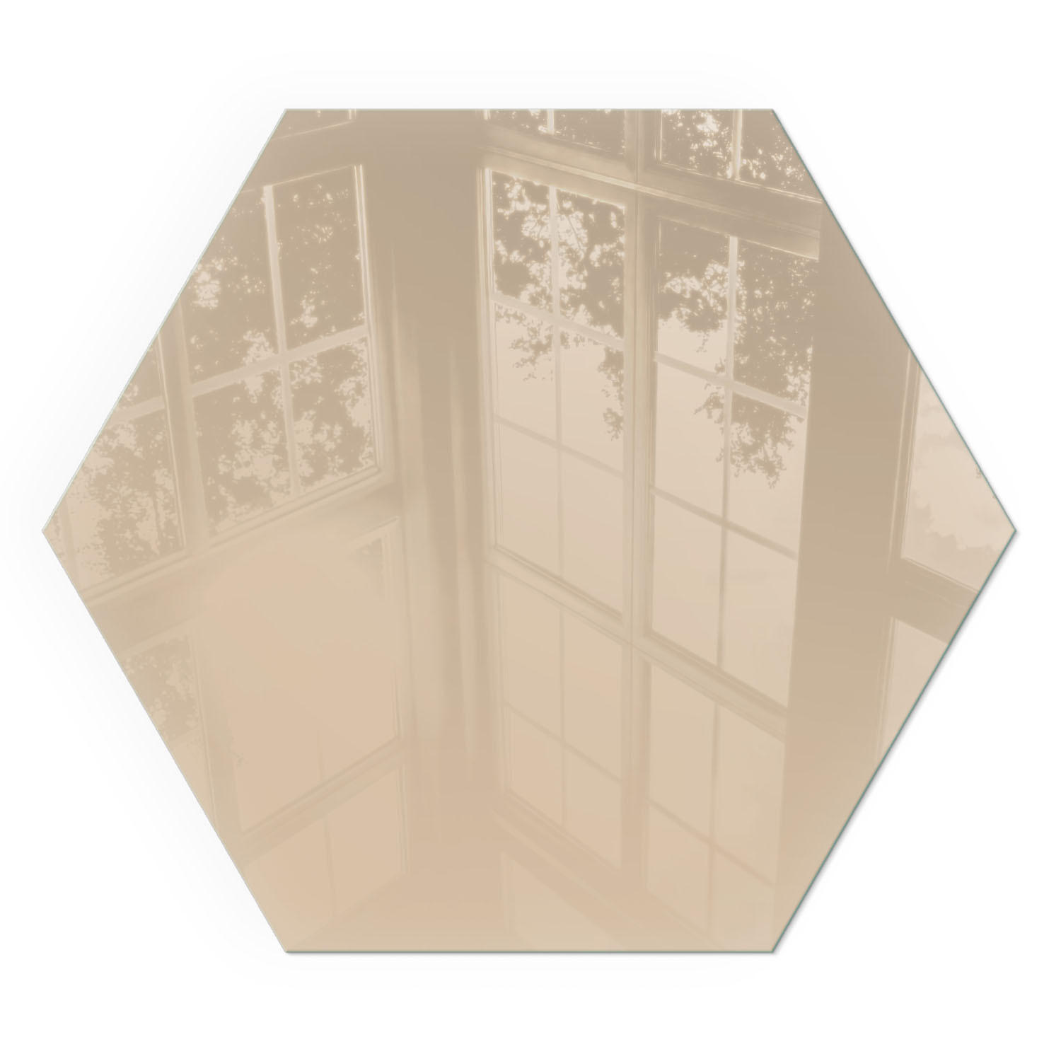 GLASPLATTE für Kamin h40 cm - Gelb, Glas (40/40/0.4cm) - TULUP