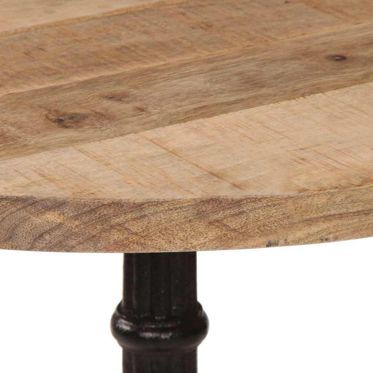 BISTROTISCH Franz Ø60x76 cm Mangoholz Rund - Braun, Holz (60/60/76cm) - DELUKE