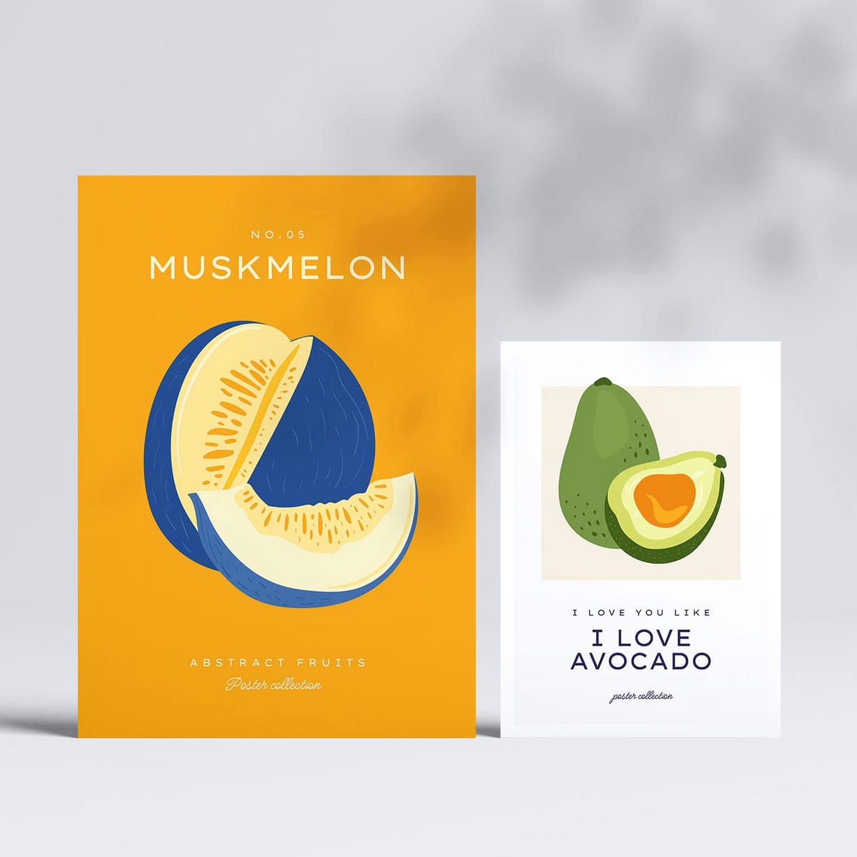 POSTER Set Mit 6 Lebensmittel Und Ernährungs Tropische Umgebung A3 & A4 Rahmenlos - Klar, Papier (29/3cm) - Nacnic