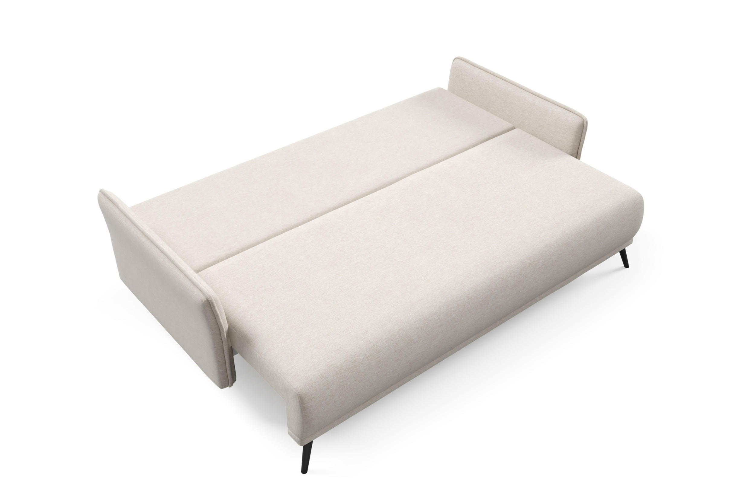 SCHLAFSOFA - Sofa Tiron - Beige (Verita 16) - Creme, Holz (219/96/104cm) - Möblo