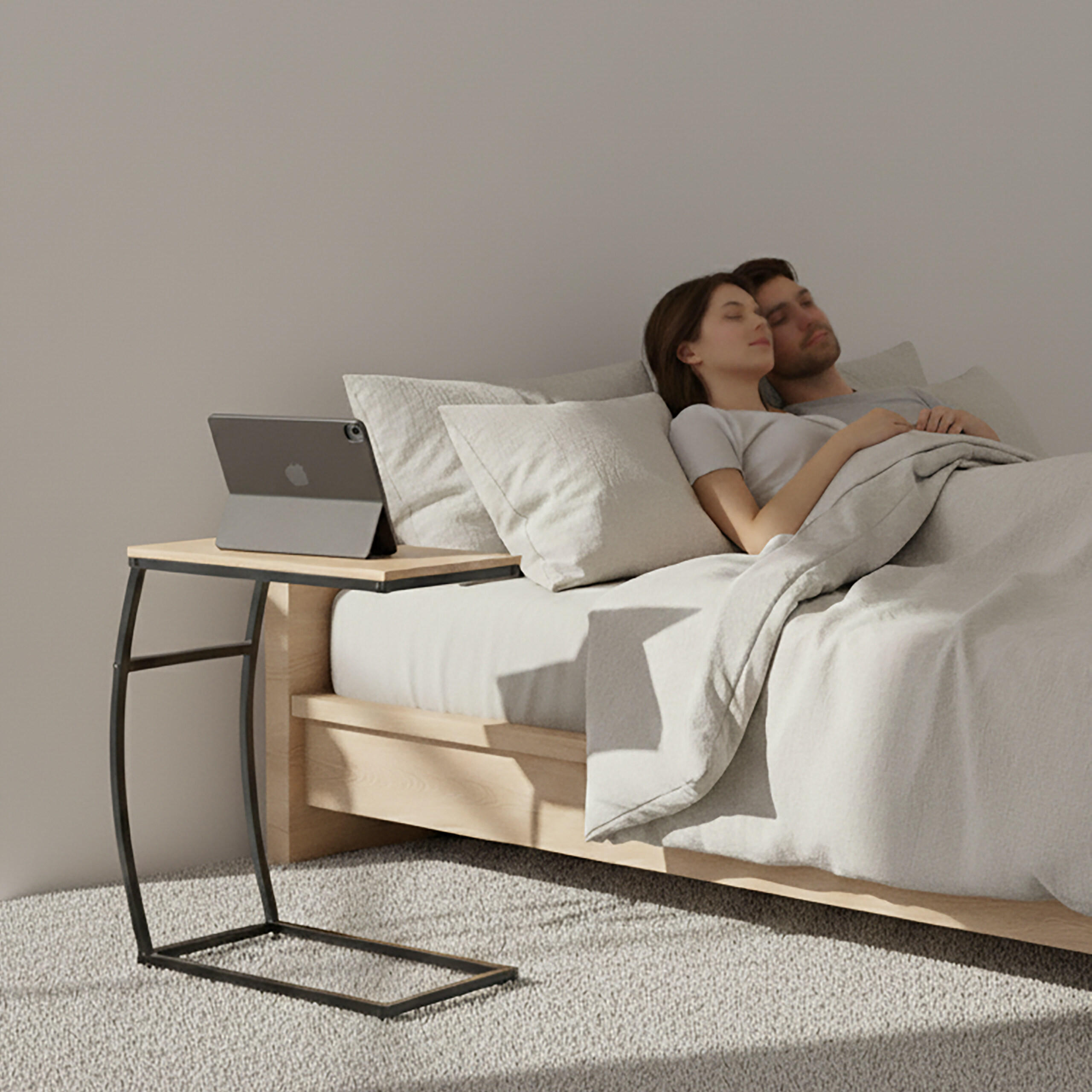 Relaxdays Beistelltisch Mehrfarbig 47.5x58.5x25 cm