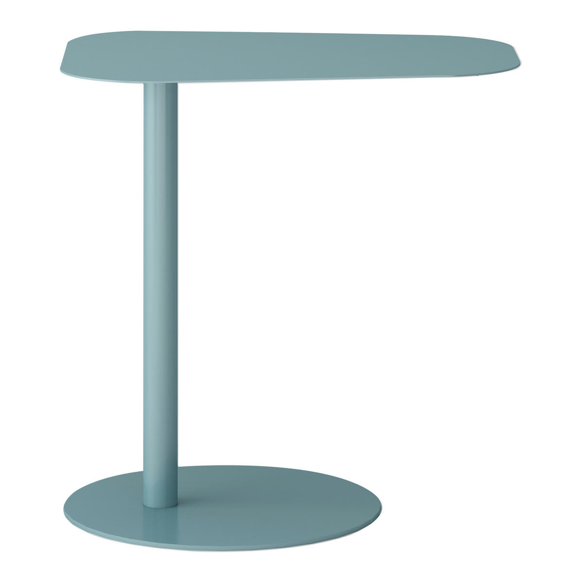 BEISTELLTISCH Nastätten - Blau, Metall (38/50/50cm) - [en.casa]