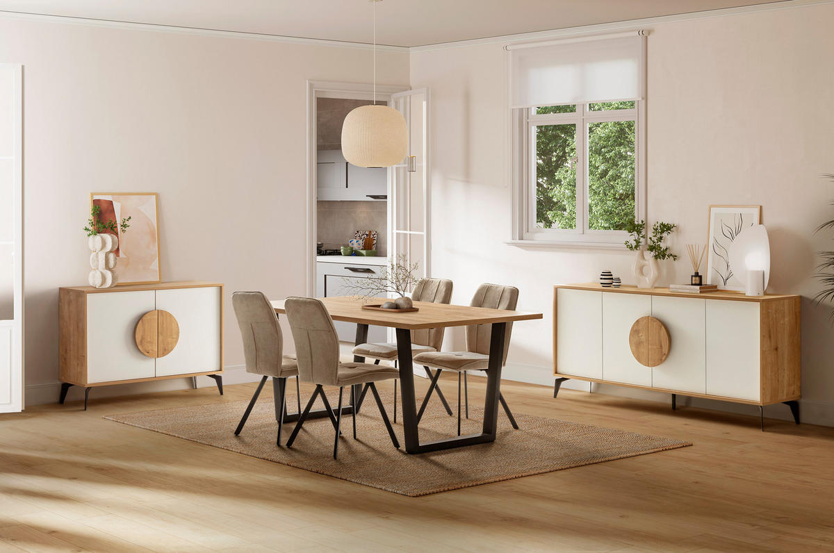 ESSTISCH Francesca Braun 180/100/75 cm - Braun, Keramik (180/100/75cm)