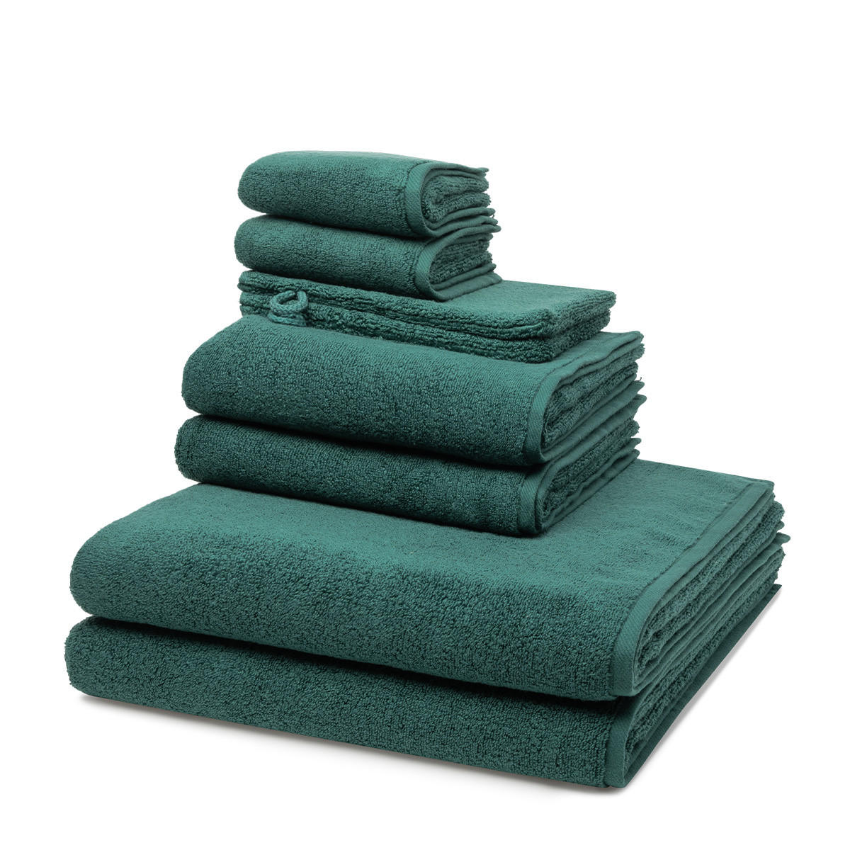 FROTTIERSET Sensual Skin 8-teilig - Grün, Textil (50/100cm) - Ross