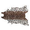 KUNSTFELL-TEPPICH Bogong 200/150 cm - Schwarz/Braun, Kunststoff (150/200cm) - Beliani
