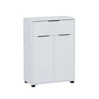 BADSCHRANK Alina Weiß 60 x 86 cm mit 1 Schublade und 2 Türen - Weiß, Holzwerkstoff (60/86/30cm) - Vicco