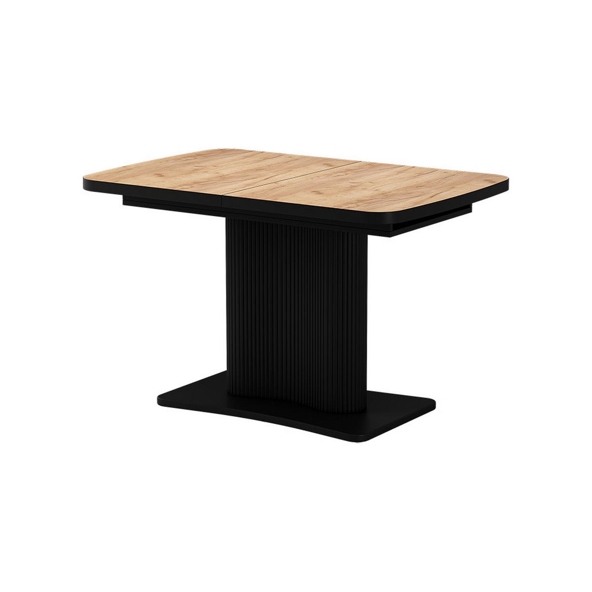 JÍDELNÍ STŮL Fenaro Dub Goldkraft/černá - barva dubu, kompozitní dřevo (80/120/77.4cm) - Vicco