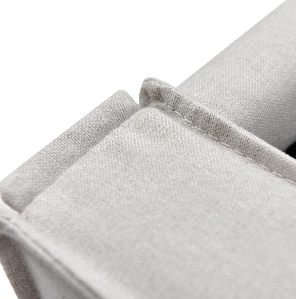 POLSTERBETT 90/200 cm Hellgrau aus Baumwolle mit Matratze mit Stauraum und Lattenrost - Hellgrau, Textil (90/200cm) - OKWISH