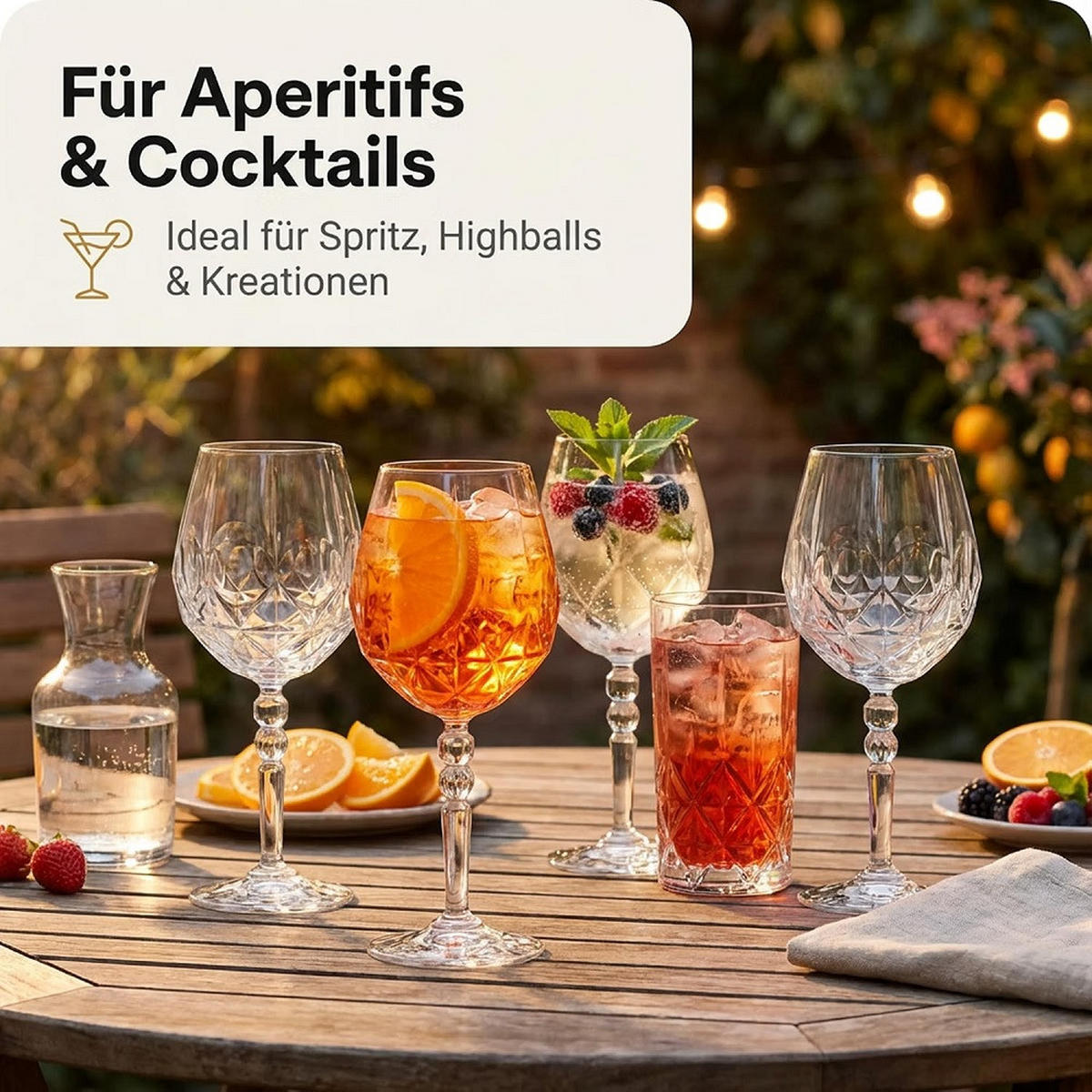COCKTAIL/APERITIFGLAS Alkemist 530 ml 6er Set - Transparent, Glas (0.53L) - Der-Porzellan-Laden