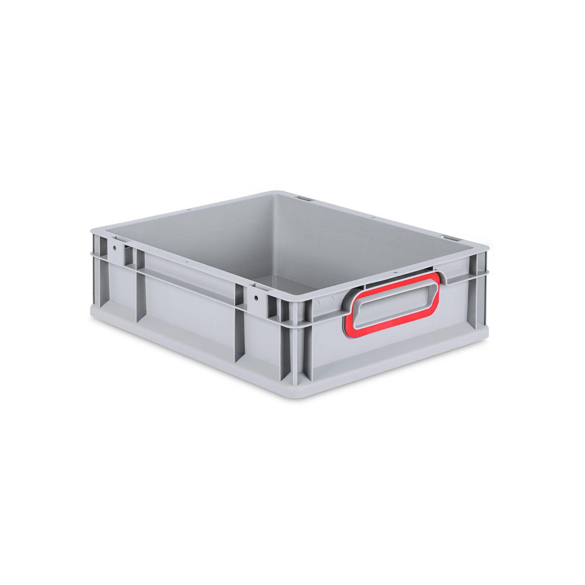 EUROBOX Nextgen Color 12x30x40cm 11 Liter Griffe Rot Geschlossen - Rot, Kunststoff (30/12/40cm) - PROREGAL
