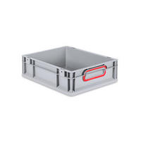 EUROBOX Nextgen Color 12x30x40cm 11 Liter Griffe Rot Geschlossen - Rot, Kunststoff (30/12/40cm) - PROREGAL