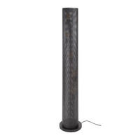 STEHLEUCHTE Tube Schwarz 28/28/ 149 cm - Schwarz, Metall (28/28/149cm) - Hoyz Collection