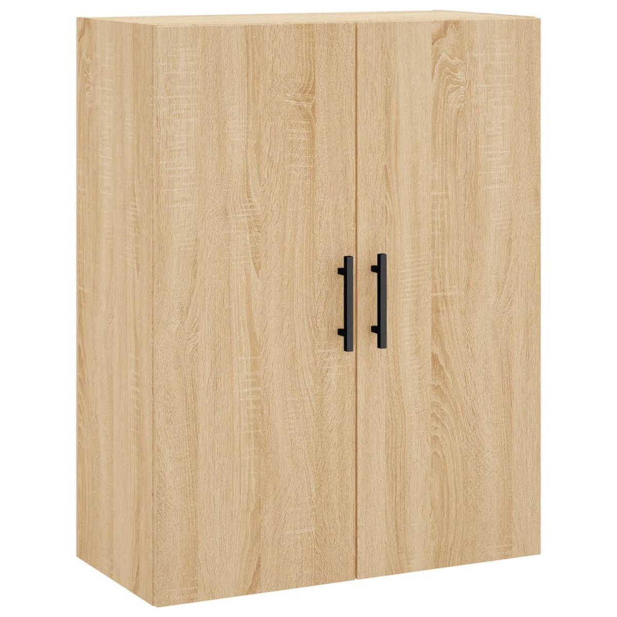 HÄNGESCHRANK mit 3 Fächern 69,5/34/90 cm aus Holzwerkstoff Sonoma-Eiche Dekor - Sonoma Eiche, Holz (69.5/90/34cm) - vidaXL