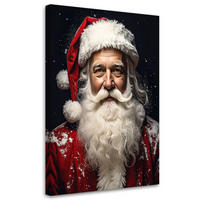 LEINWANDBILD Weihnachten 70x100cm - Rot, Textil (70/100cm) - Feeby