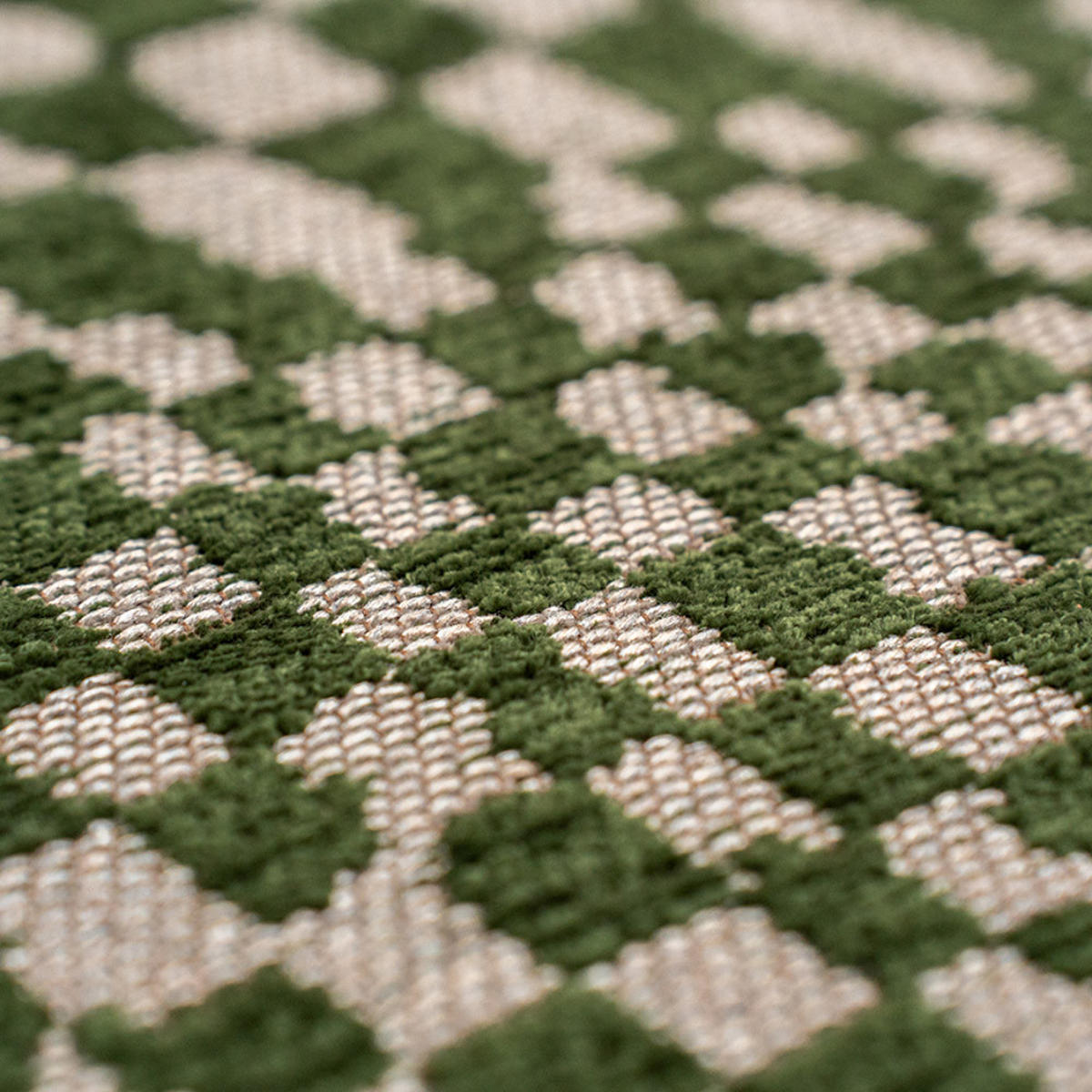 TEPPICH Oasis Structures Berber 240/240 cm - Grün, Textil (240/240cm) - Louis De Poortere