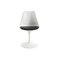 STUHL - 49 cm x 56.5 cm - Plastik - Schwarz, Weiß - XAFY - Schwarz/Weiß, Kunststoff (49/82/56.5cm) - Vente-Unique