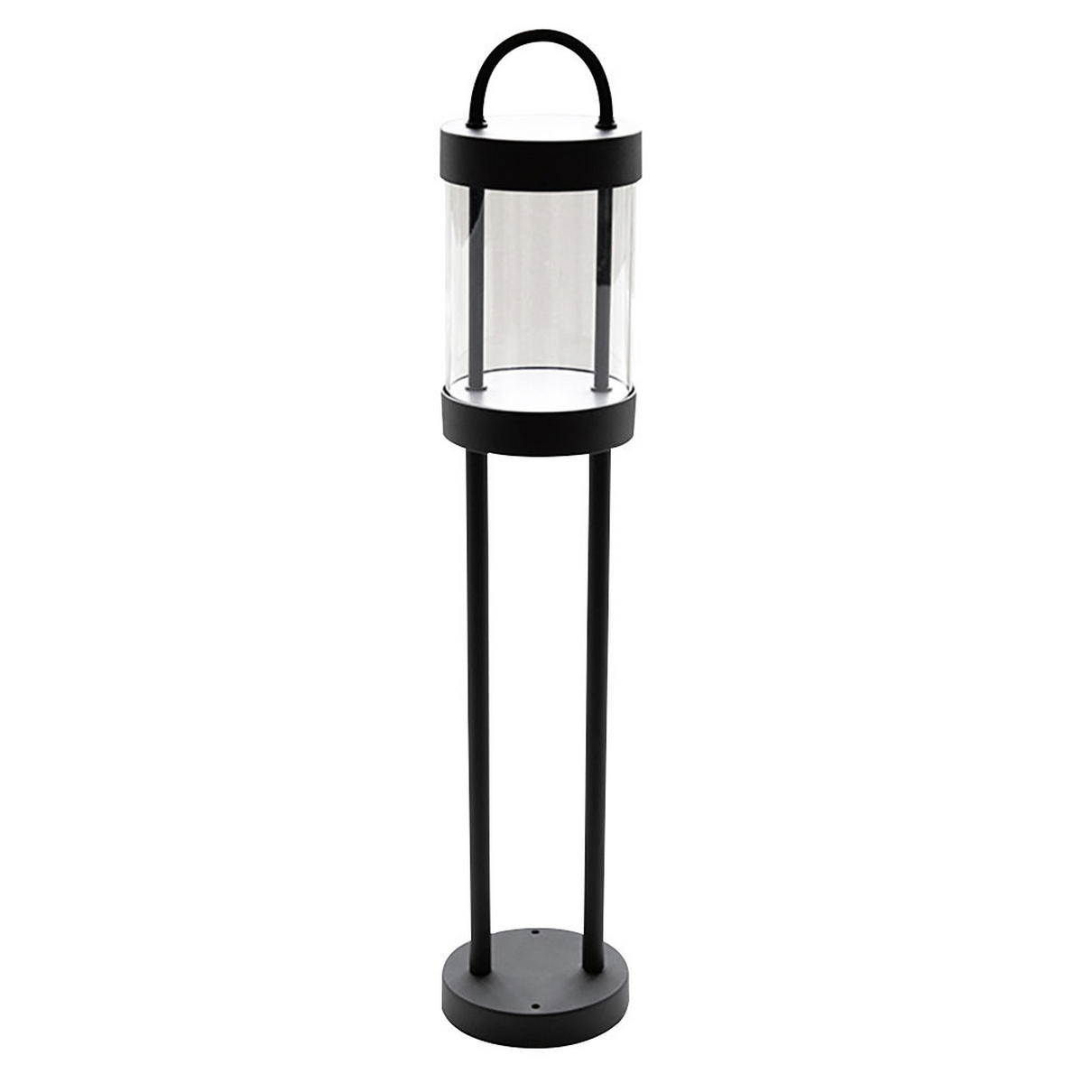 LED WEGELEUCHTE LUNDEN Alu Anthrazit - Anthrazit, Metall (12.5/12.5/65cm) - Nowa