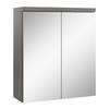 SPIEGELSCHRANK Toledo Grau Eiche - 60 x 20 x 60 cm - Eichefarben/Grau, Holz (60/60/20cm) - Badplaats
