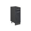 KÜCHENUNTERSCHRANK R-Line Schwarz Beton 30 cm ohne Arbeitsplatte - Anthrazit/Schwarz, Holzwerkstoff (30/81.6/46cm) - Vicco
