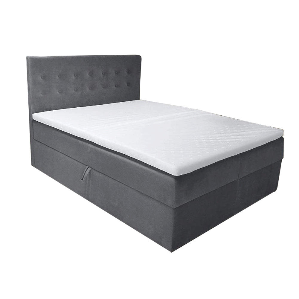 BOXBETT S Deluxe mit 7 Zonen Taschenfedermatratze 4 Größen 10 Farben - Grau, Holz/Holzwerkstoff (200/200cm) - Best For Home