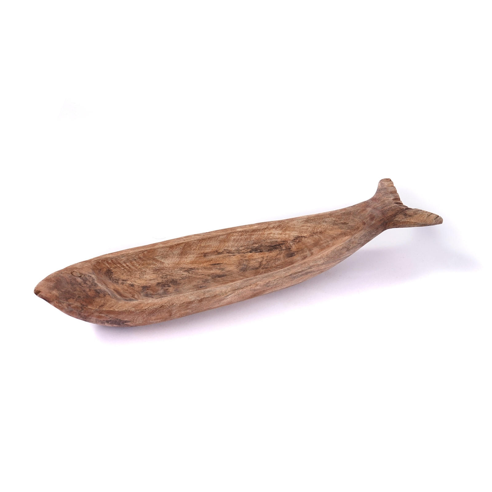 DEKO-SCHALE Pescado Mangoholz naturfarben - Naturfarben, Holz (7cm) - CREEDWOOD
