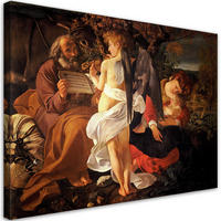 WANDBILD rast auf der flucht nach ägypten caravaggio - Multicolor, Textil (60/40cm) - Feeby