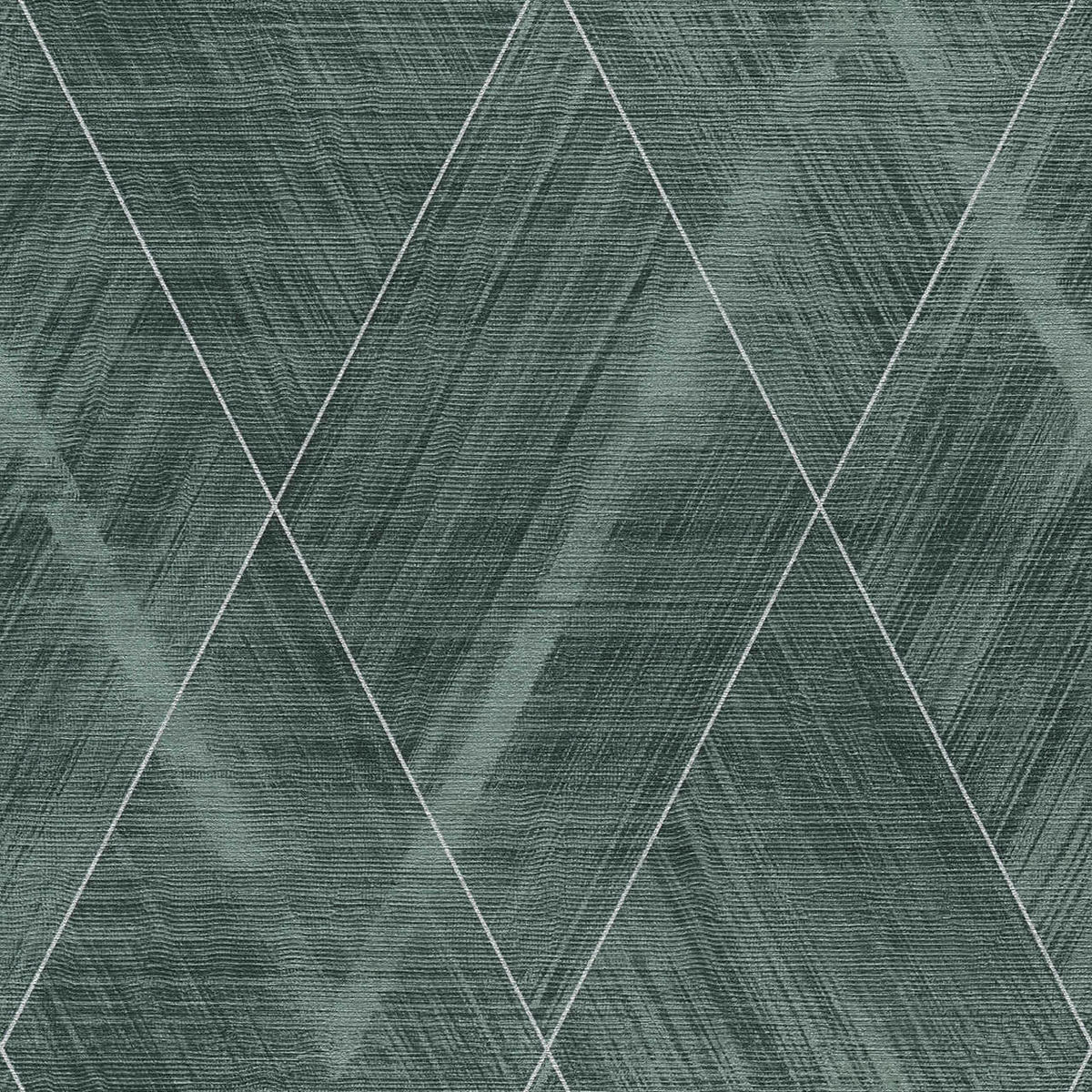 VLIESTAPETE Grün 53/1005 cm - Grün, Textil (53/1cm) - KUNSTLOFT