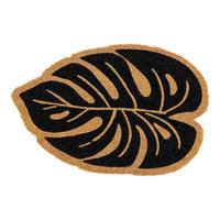 SCHMUTZFANGMATTE COCO SMART MONSTERA - Schwarz, Textil (40/60cm) - Astra