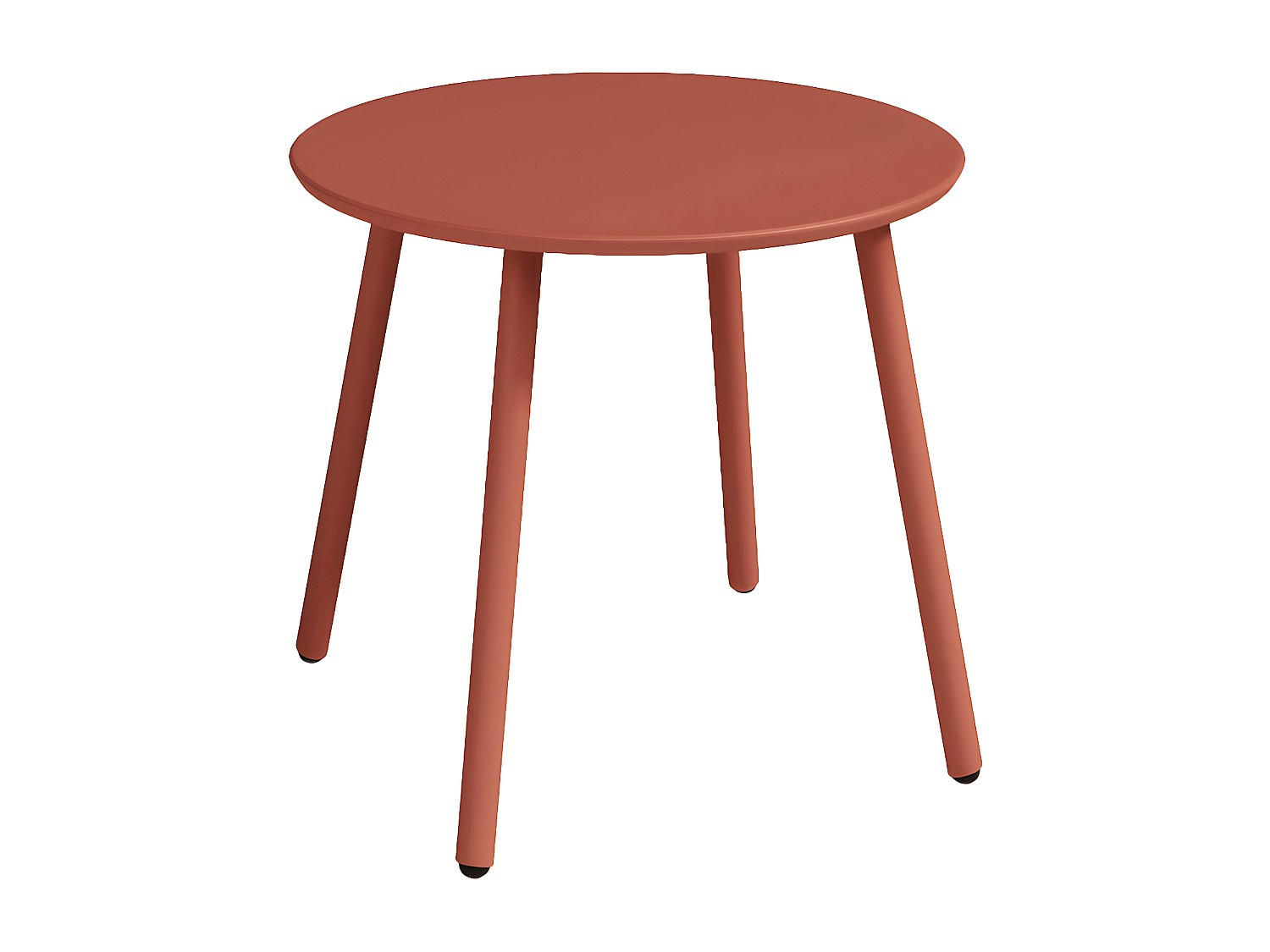 GARTENBEISTELLTISCH - 1 Person - Metall - Terracotta - - Terracotta, Metall (50/50/44.5cm) - Vente-Unique
