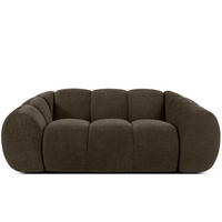 2-SITZER SOFA FLAVA, Braun - Braun, Holz/Holzwerkstoff (200/76/100cm) - KONSIMO®