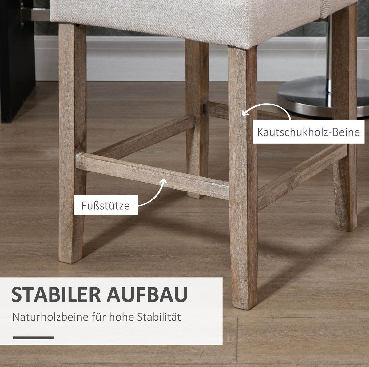 POLSTERBARHOCKER Beige mit Knopfheftung, 47/50/101 cm - Beige, Textil (50/101/47cm) - MIVRAY