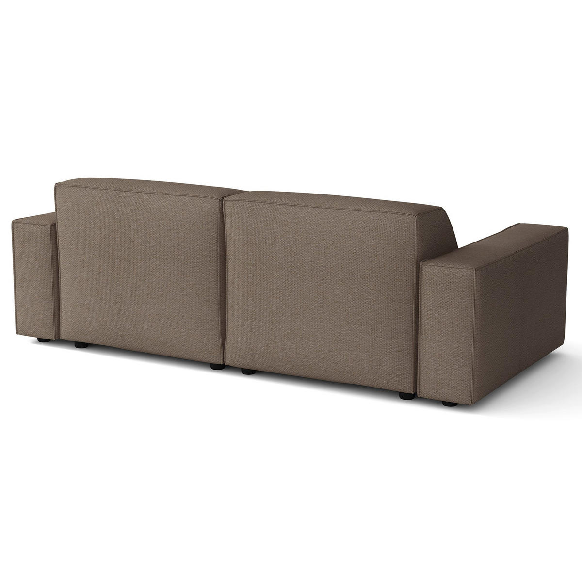 ROHOVÁ POHOVKA Sellmo 210 cm - černá/světle hnědá, textil/plast (210/166cm) - Selsey